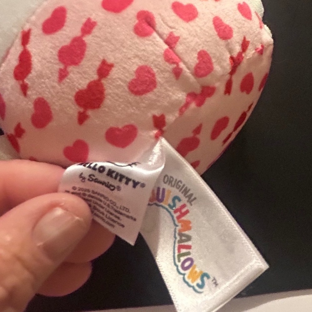 Sanrio Hello Kitty Squishmallow & Build-A-Bear Mini Hugs Teddy Bear Plush Bundle - Picture 4 of 5